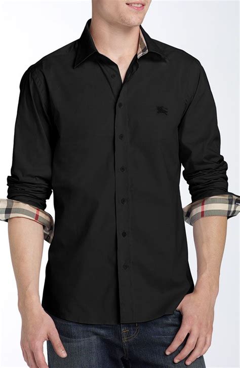 camisa social burberry|men's burberry shirt nordstrom.